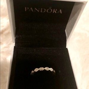 Pandora sterling silver stackable ring